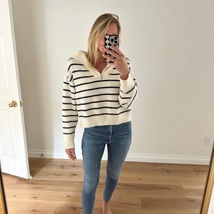 La Ligne - Bastien Stripe Wool Sweater